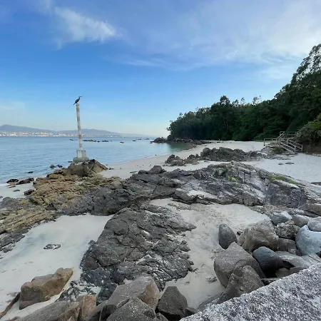 Atico En Moana- Playa A Xunqueira, A 15 Min De Vigo *
